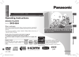 Panasonic DVD-S54 User manual