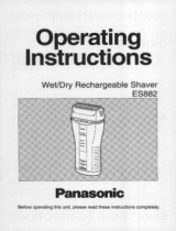 Panasonic ES882 User manual