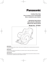 Panasonic EY3551 - 18V WOOD SAW User manual