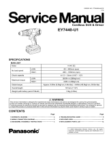 Panasonic EY7440-U1 User manual