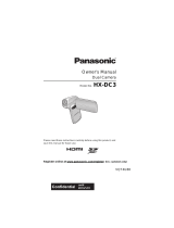 Panasonic HX-DC3 User manual