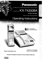 Panasonic KX-T4300BA User manual