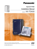 Panasonic KX-TDA50 User manual