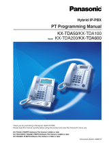 Panasonic HYBRID IP-PBX KX-TDA100 User manual