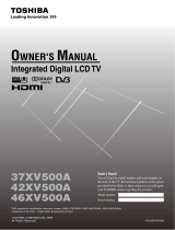 Toshiba 37XV500A User manual