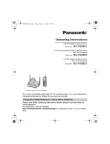 Panasonic KX-TG5622 User manual