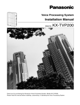 Panasonic KX-TVP200 User manual
