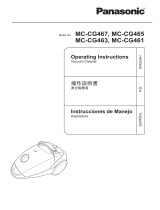 Panasonic MC-CG465 User manual