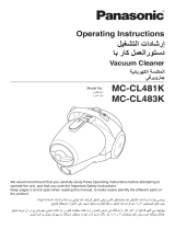 Panasonic MC-CL481K User manual