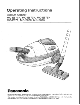 Panasonic MC-E873 User manual