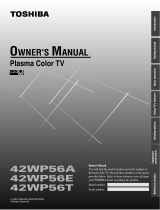 Toshiba 42WP56T User manual