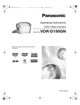 Panasonic VDR-D150GN User manual