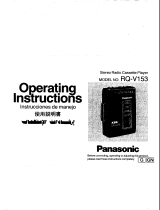 Panasonic RQ-V153 User manual