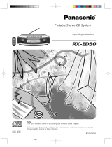 Panasonic RX-ED50 User manual