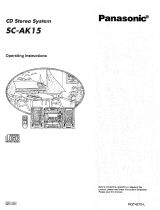 Panasonic SC-AK15 User manual