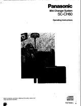 Panasonic SC-CH60 User manual