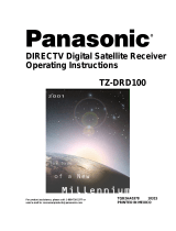 Panasonic TZ-DRD100 DIRECTV Digital Satellite Receiver User manual