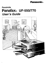 Panasonic UF-770 User manual