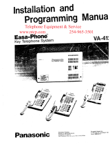 Panasonic VA-412 User manual