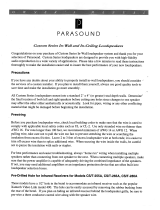 Parasound CS/T-280A User manual