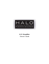 Parasound Halo A 21 User manual