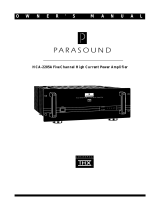 Parasound HCA-2205A User manual