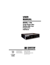 Patton electronic 1194 User manual