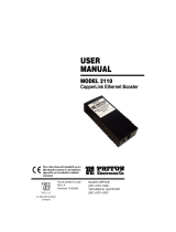 Patton electronic 2110 User manual