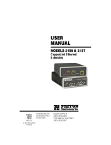 Patton electronic 2156 User manual
