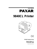 Paxar 9840CL User manual