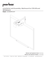 Peerless Industries A100IWBMOUNT User manual