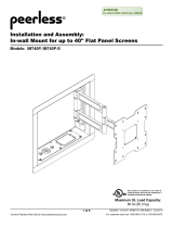 Peerless Industries IM740P-S User manual