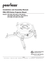 Peerless Industries PRS-UNV-W User manual