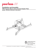 Peerless Industries PRS-UNV-S User manual