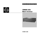 Pelco cm6800-322x6 User manual