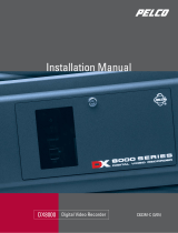 Pelco DX8000 User manual