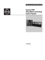 Pelco System 9760 User manual