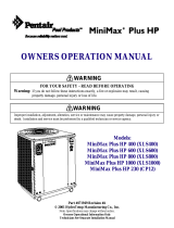 Pentair HP 400, HP 600, HP 800, HP 1000, HP 230 User manual