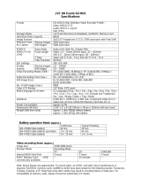 JVC GZ-HD3 User manual