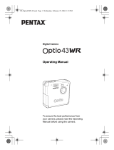 Pentax Optio 43WR User manual