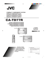 JVC XT-TD77R User manual