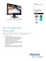 Philips 160E1SB User manual