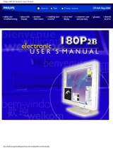 Philips 180P2B User manual