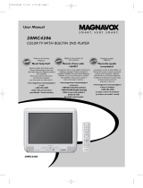 Philips 20mc4206 Magnavox User manual