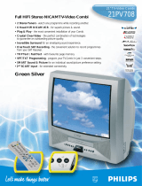 Philips 21PV708 User manual