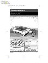 Hamilton Beach 840081800 User manual