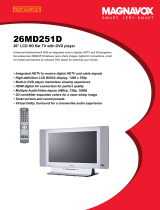 Philips 26MD251D User manual