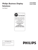 Philips 27HT4000D User manual