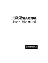Promise Technology FAST TRAK100TM User manual