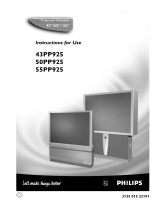 Philips 55PP925 User manual